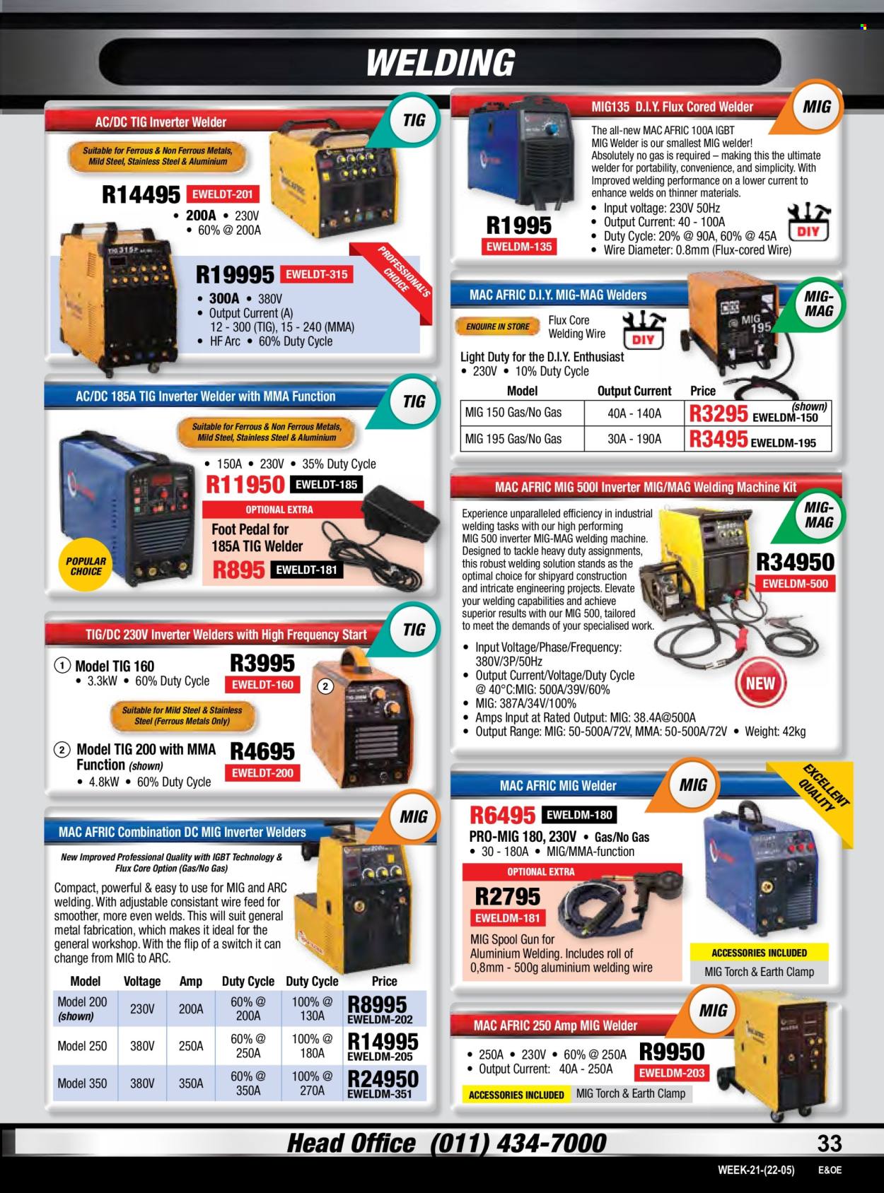 Adendorff Machinery Mart specials. Page 35