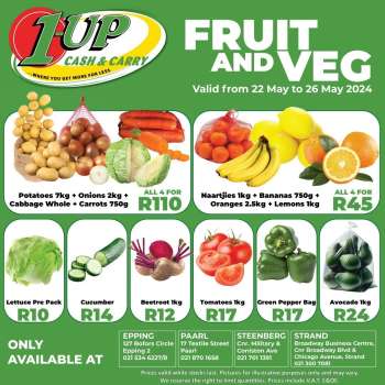 1UP Cash & Carry catalogue  - 22/05/2024 - 26/05/2024.