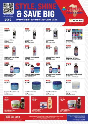 Africa Cash & Carry catalogue  - 22/05/2024 - 28/05/2024.