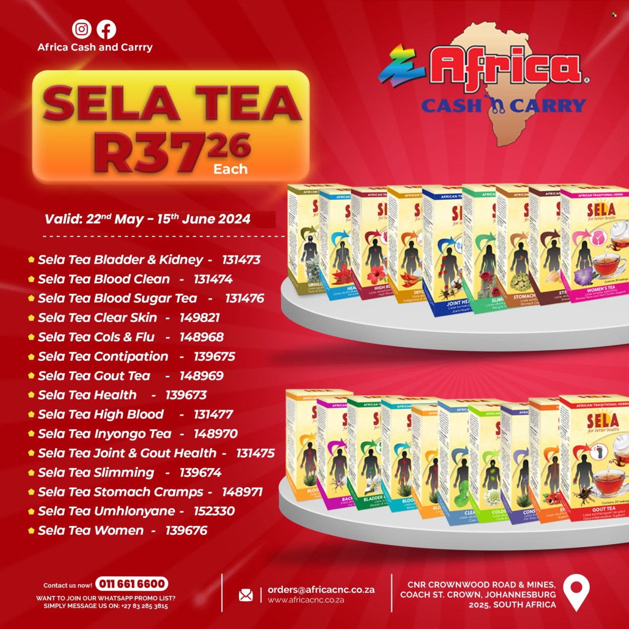 Africa Cash & Carry specials - 22/05/2024 - 15/06/2024. Page 1