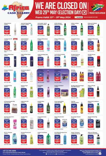 Africa Cash & Carry catalogue  - 23/05/2024 - 29/05/2024.