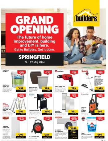 Builders catalogue  - 24/05/2024 - 27/05/2024.