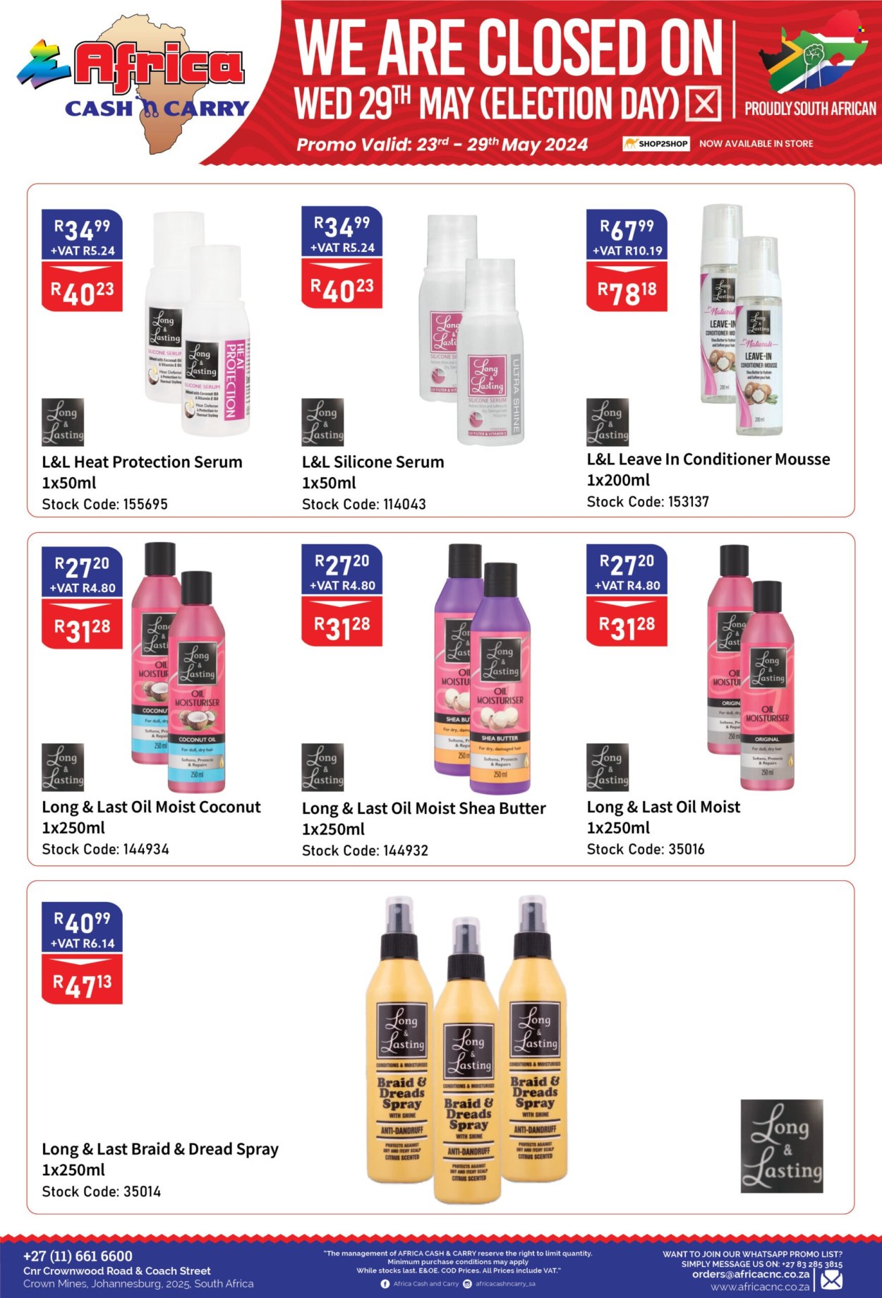 Africa Cash & Carry specials - 23/05/2024 - 29/05/2024. Page 1