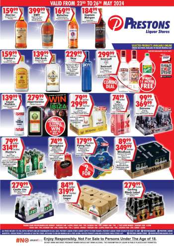 Prestons Liquor Stores catalogue  - 23/05/2024 - 26/05/2024.