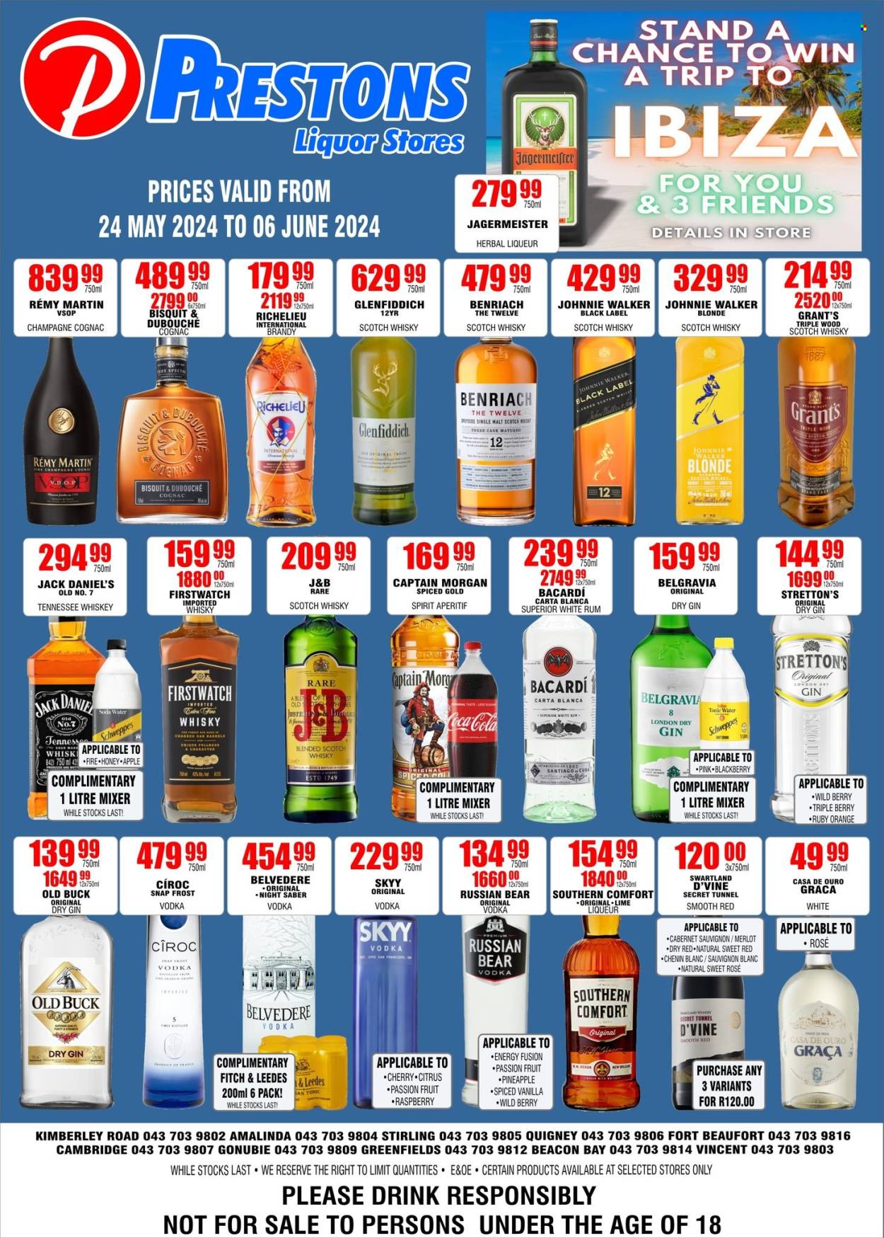 Prestons Liquor Stores specials - 24/05/2024 - 06/06/2024. Page 1