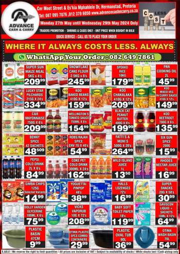 Advance Cash & Carry catalogue  - 27/05/2024 - 29/05/2024.
