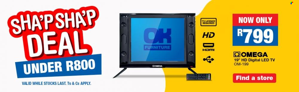 OK Furniture specials. Page 1