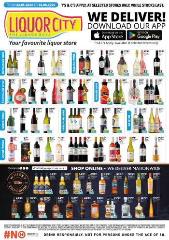 Liquor City catalogue  - 23/05/2024 - 02/06/2024.