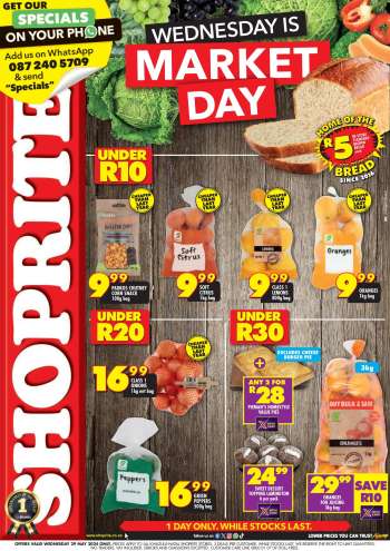 Shoprite catalogue  - 29/05/2024 - 29/05/2024.