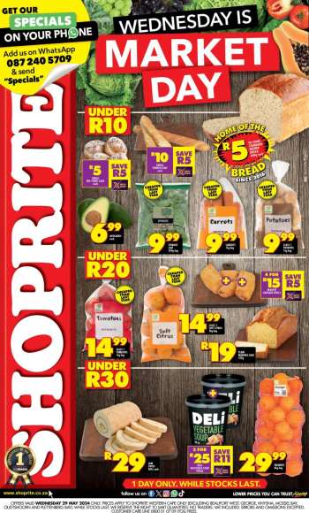 Shoprite catalogue  - 29/05/2024 - 29/05/2024.