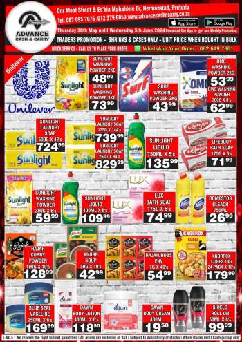 Advance Cash & Carry catalogue  - 30/05/2024 - 05/06/2024.