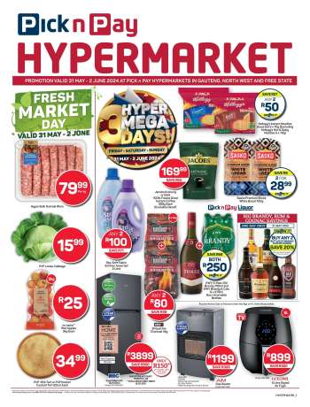Pick n Pay Hypermarket catalogue  - 31/05/2024 - 02/06/2024.