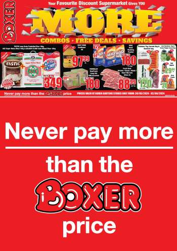 Boxer catalogue  - 30/05/2024 - 02/06/2024.