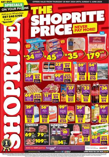 Shoprite catalogue  - 30/05/2024 - 02/06/2024.