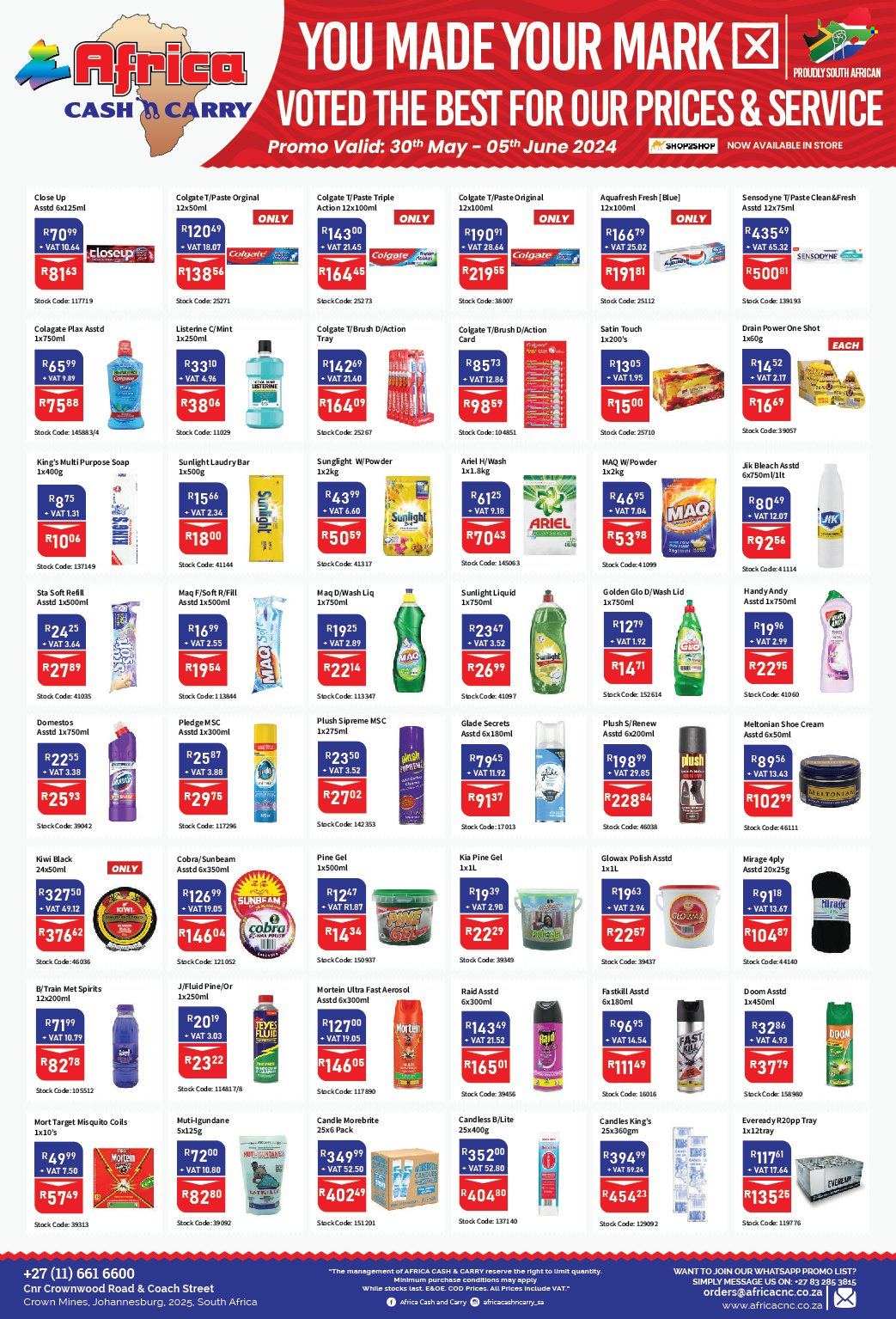 Africa Cash & Carry specials - 30/05/2024 - 05/06/2024. Page 5
