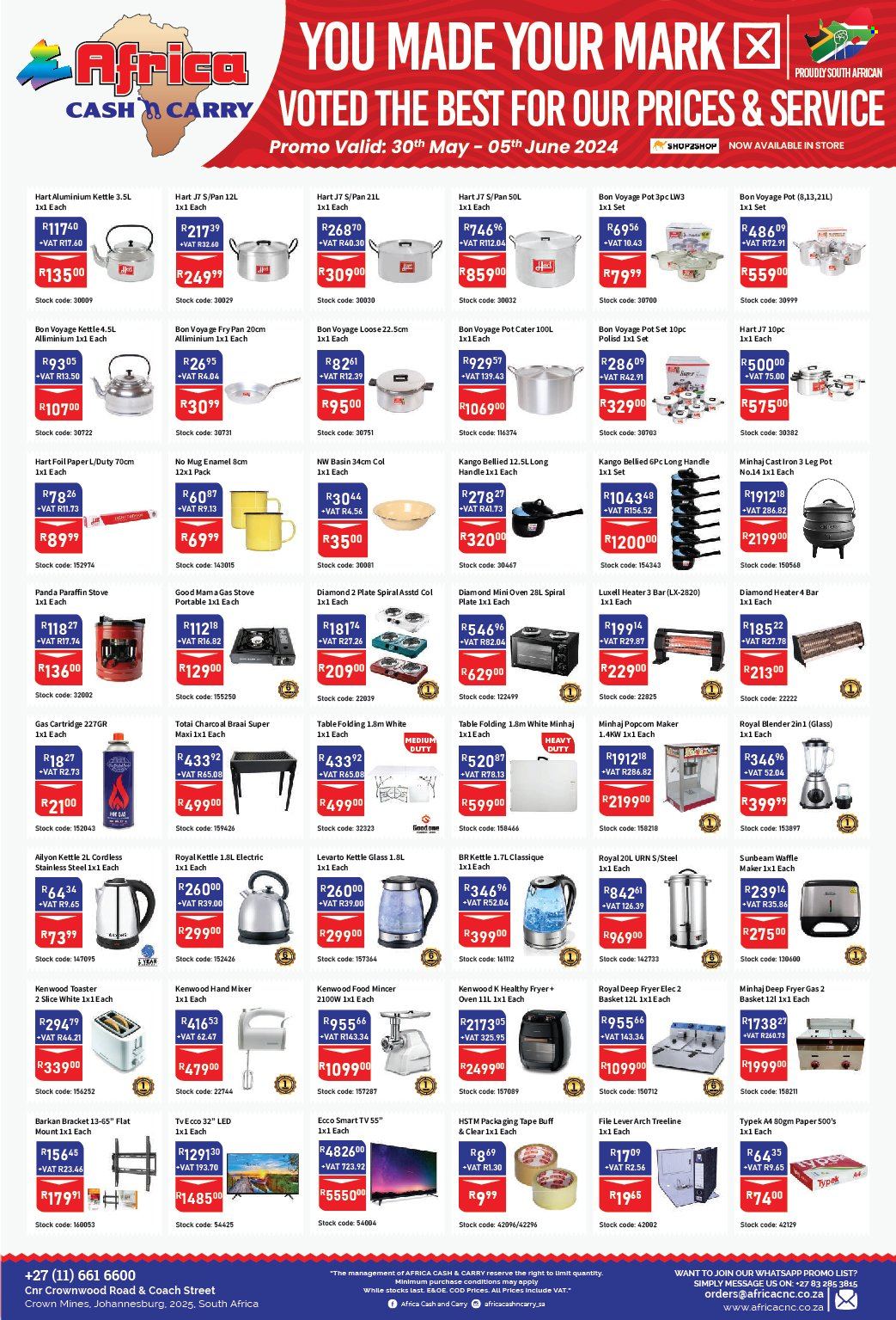 Africa Cash & Carry specials - 30/05/2024 - 05/06/2024. Page 11