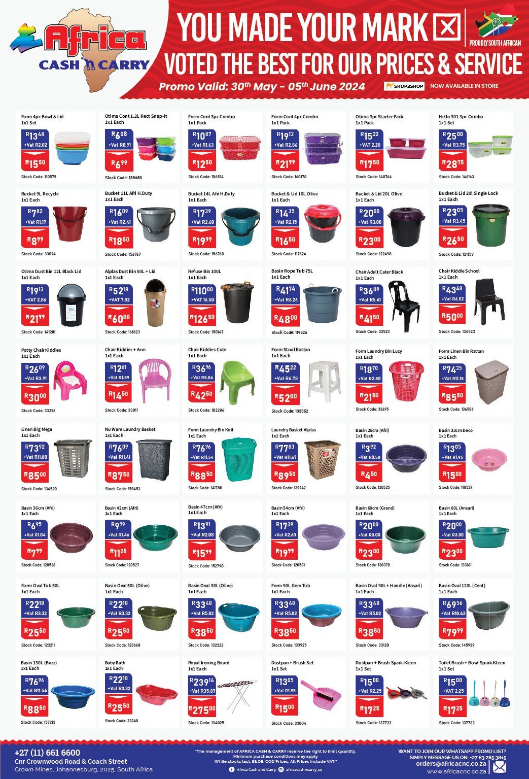 Africa Cash & Carry specials - 30/05/2024 - 05/06/2024. Page 13
