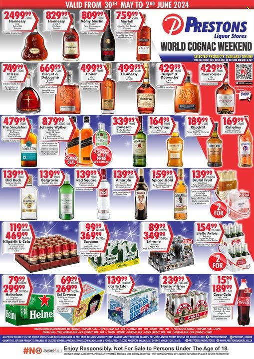 Prestons Liquor Stores specials - 30/05/2024 - 02/06/2024. Page 1