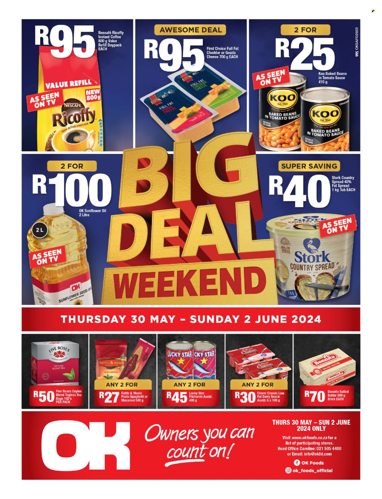 OK Foods specials - 30/05/2024 - 02/06/2024. Page 1