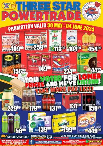Three Star Cash and Carry catalogue  - 30/05/2024 - 04/06/2024.