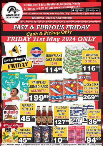 Advance Cash & Carry catalogue  - 31/05/2024 - 31/05/2024.
