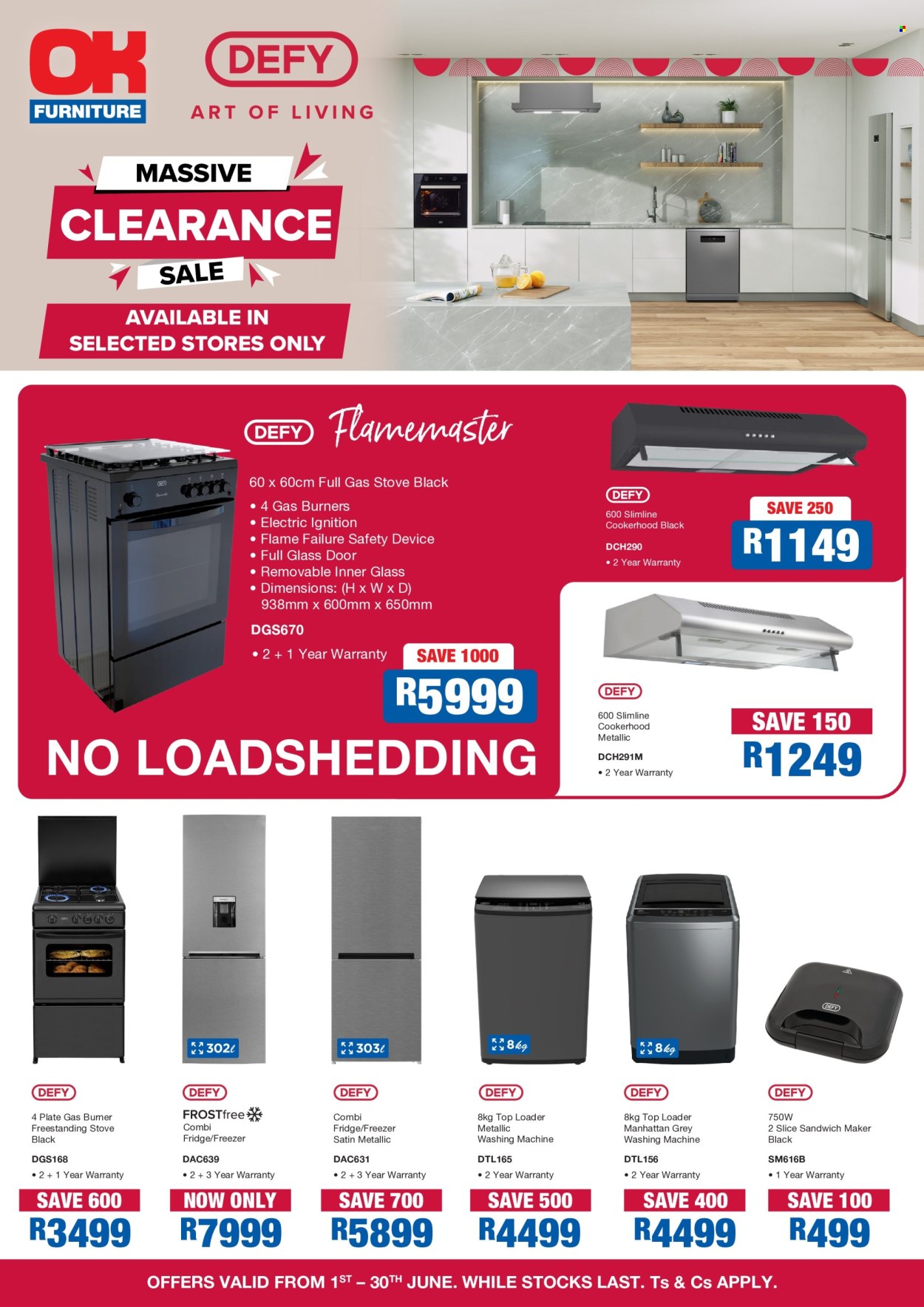 OK Furniture specials - 01/06/2024 - 30/06/2024. Page 1