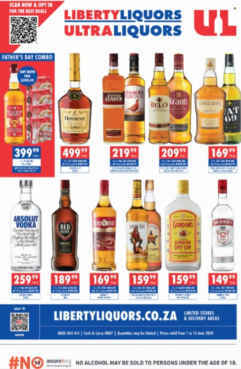 Liberty Liquors specials - 01/06/2024 - 15/06/2024. Page 1