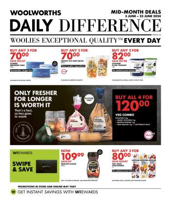 Woolworths catalogue  - 03/06/2024 - 23/06/2024.