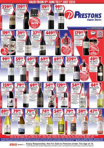 Prestons Liquor Stores catalogue  - 03/06/2024 - 01/07/2024.