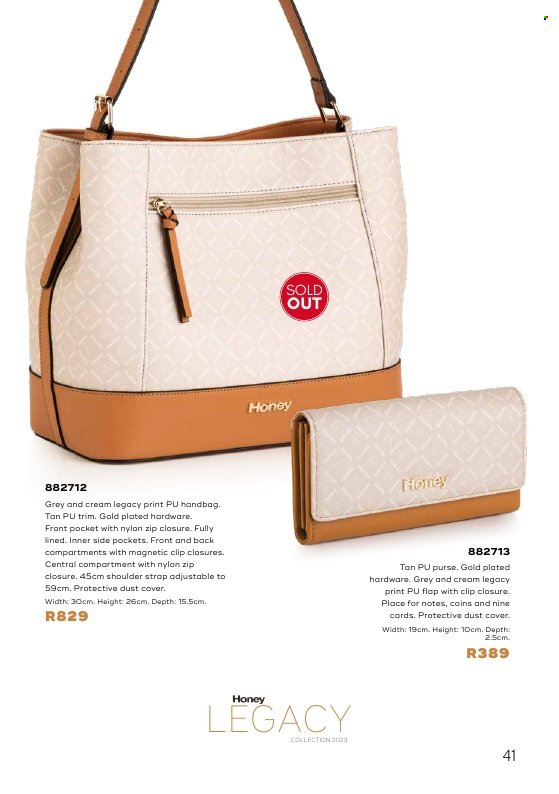 Honey specials. Page 43