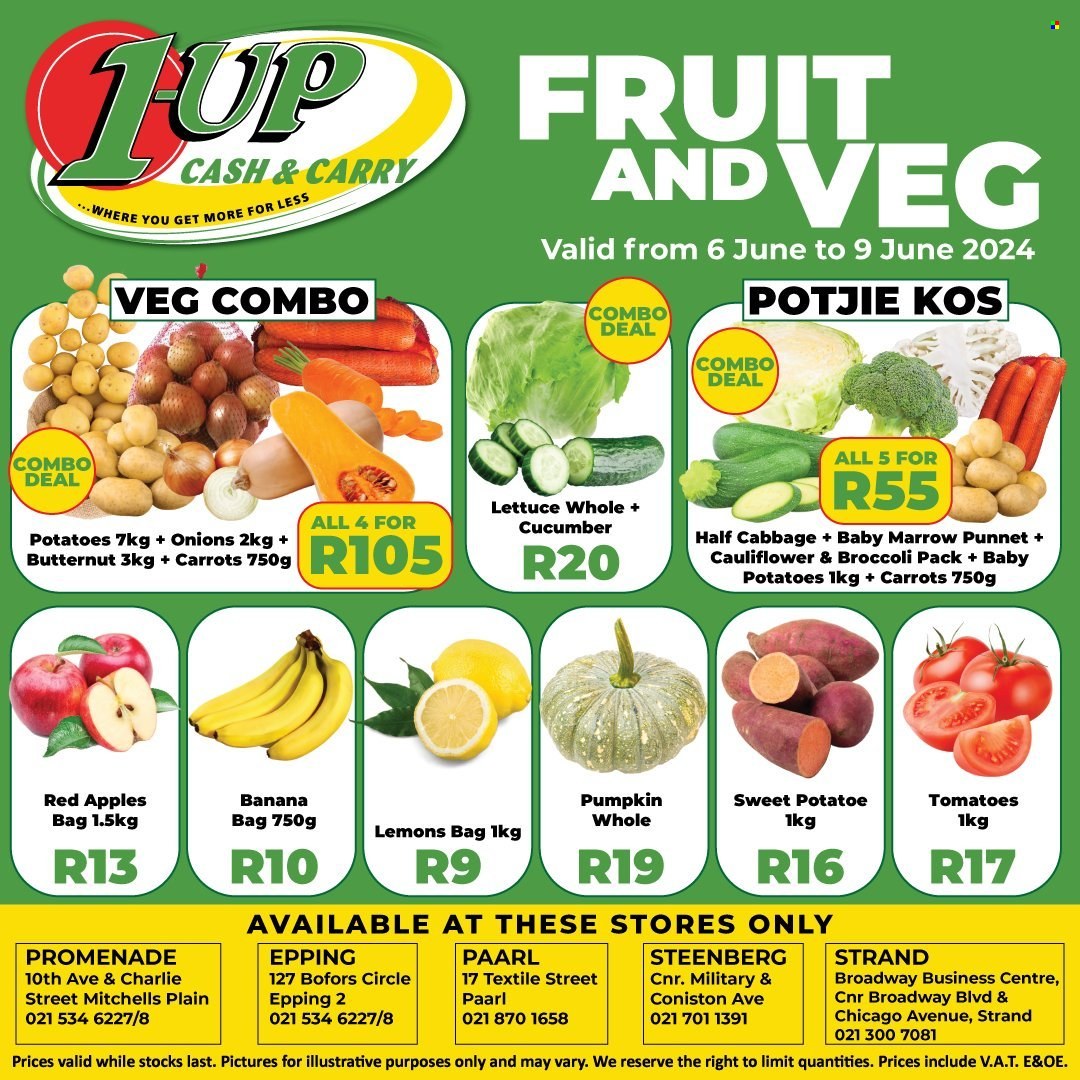 1UP Cash & Carry specials - 06/06/2024 - 09/06/2024. Page 1