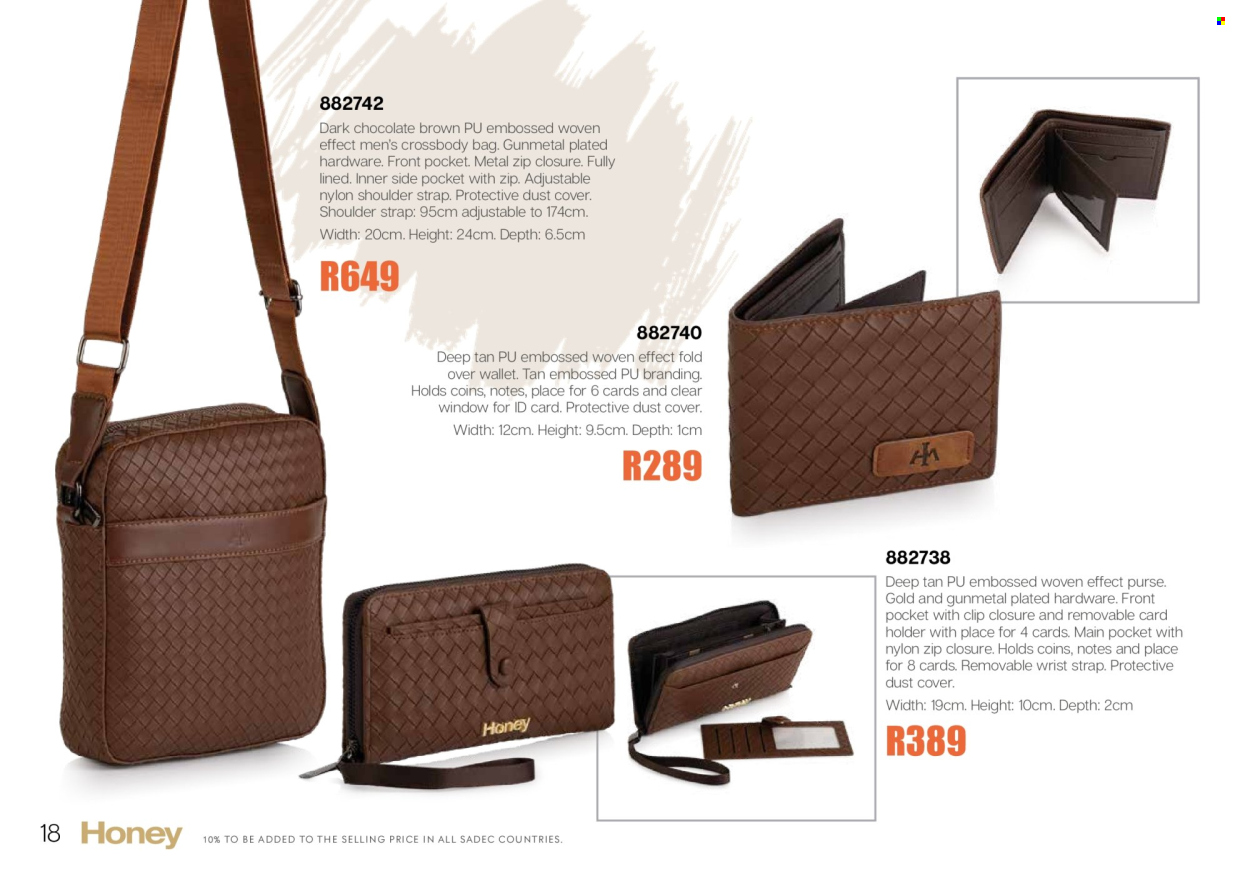 Honey specials. Page 20