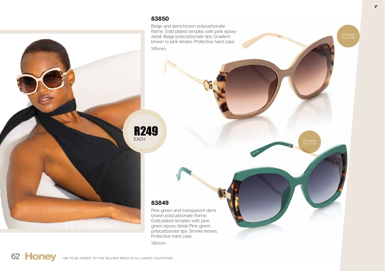 Honey specials. Page 64
