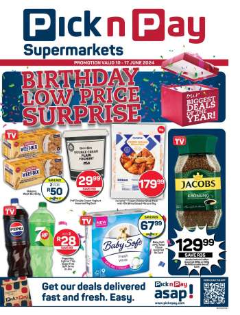 Pick n Pay catalogue  - 10/06/2024 - 17/06/2024.