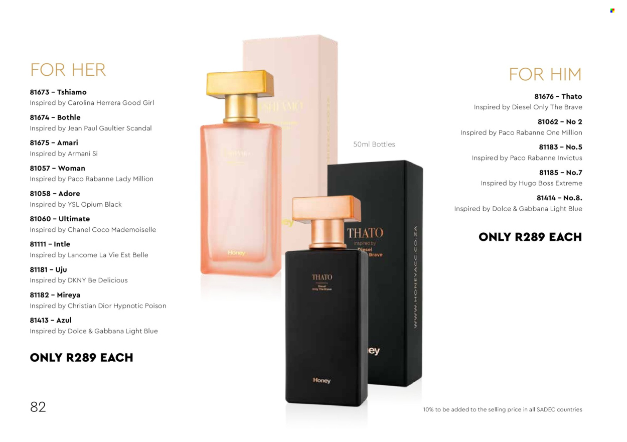 Honey specials. Page 84