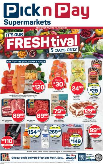 Pick n Pay Supermarket catalogue  - 13/06/2024 - 17/06/2024.