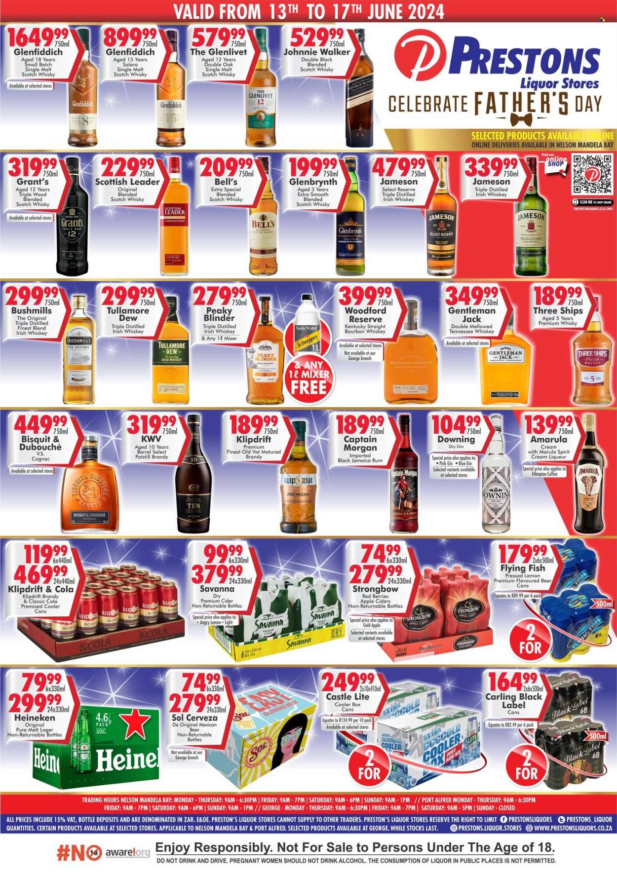 Prestons Liquor Stores specials - 13/06/2024 - 17/06/2024. Page 1