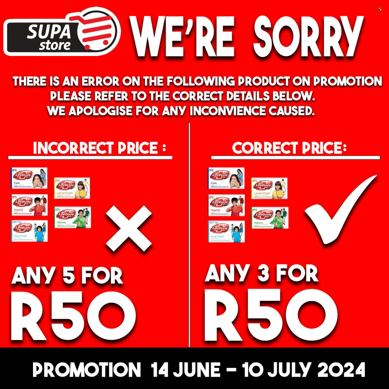 Supa Store specials - 14/06/2024 - 10/07/2024. Page 1