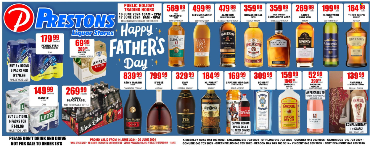 Prestons Liquor Stores specials - 14/06/2024 - 20/06/2024. Page 1