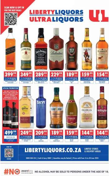 Liberty Liquors catalogue  - 16/06/2024 - 30/06/2024.