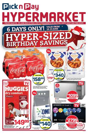 Pick n Pay Hypermarket catalogue  - 18/06/2024 - 23/06/2024.