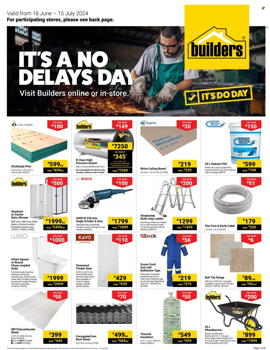 Builders specials - 18/06/2024 - 15/07/2024. Page 1