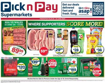 Pick n Pay Supermarket catalogue  - 20/06/2024 - 23/06/2024.