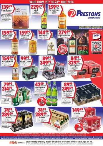 Prestons Liquor Stores catalogue  - 20/06/2024 - 23/06/2024.