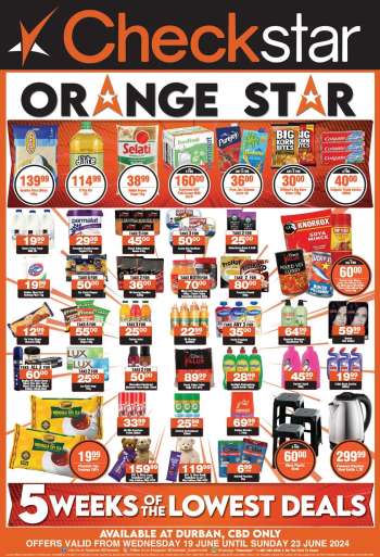 Checkstar catalogue  - 19/06/2024 - 23/06/2024.