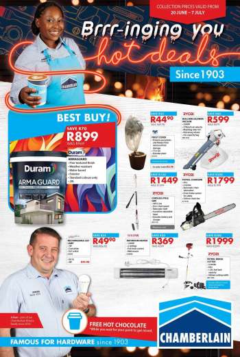 Chamberlain catalogue  - 20/06/2024 - 07/07/2024.