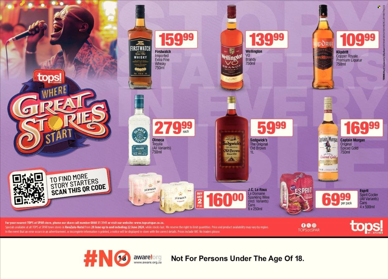 TOPS at SPAR specials - 20/06/2024 - 22/06/2024. Page 1