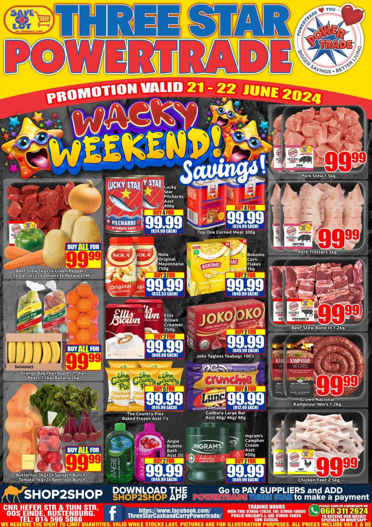 Three Star Cash and Carry specials - 21/06/2024 - 22/06/2024. Page 1