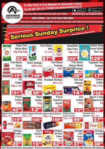 Advance Cash & Carry catalogue  - 23/06/2024 - 23/06/2024.