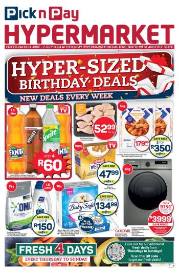 Pick n Pay Hypermarket catalogue  - 24/06/2024 - 07/07/2024.